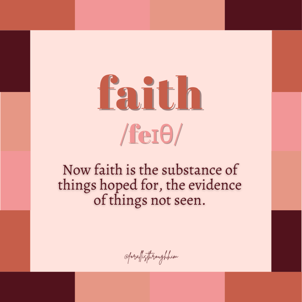biblical definition of faith