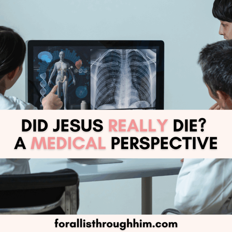 DID JESUS REALLY DIE? A MEDICAL PERSPECTIVE