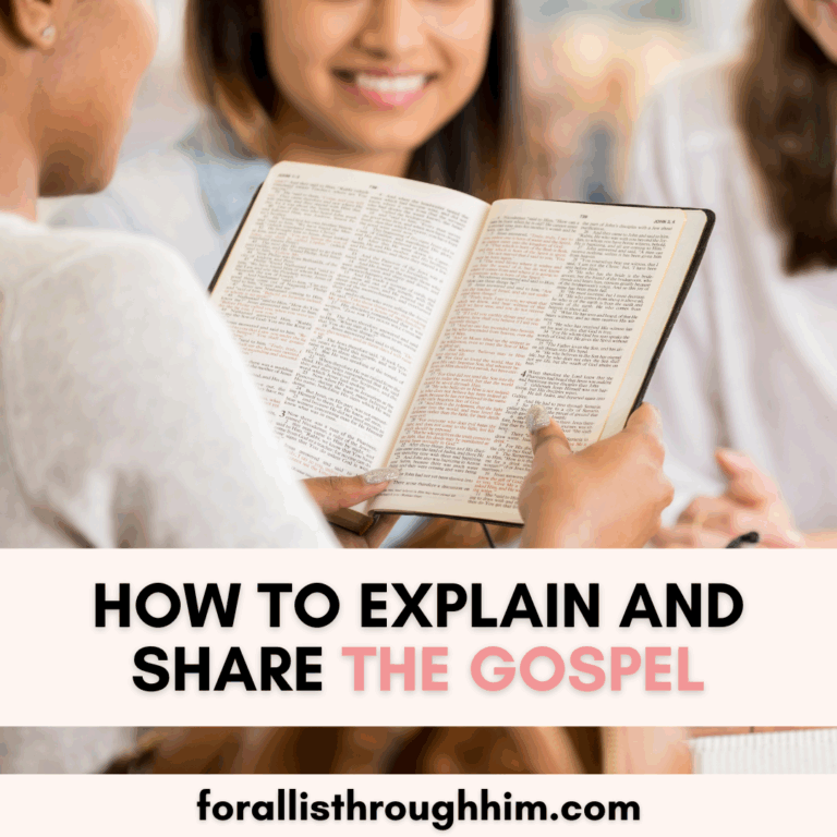 how to explain and share the gospel